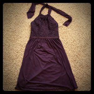Plum Homecoming/Bridesmaid dress